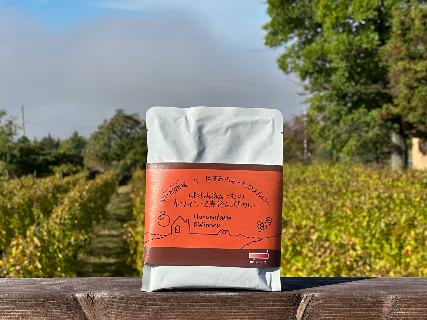 赤ワインで煮込んだカレー